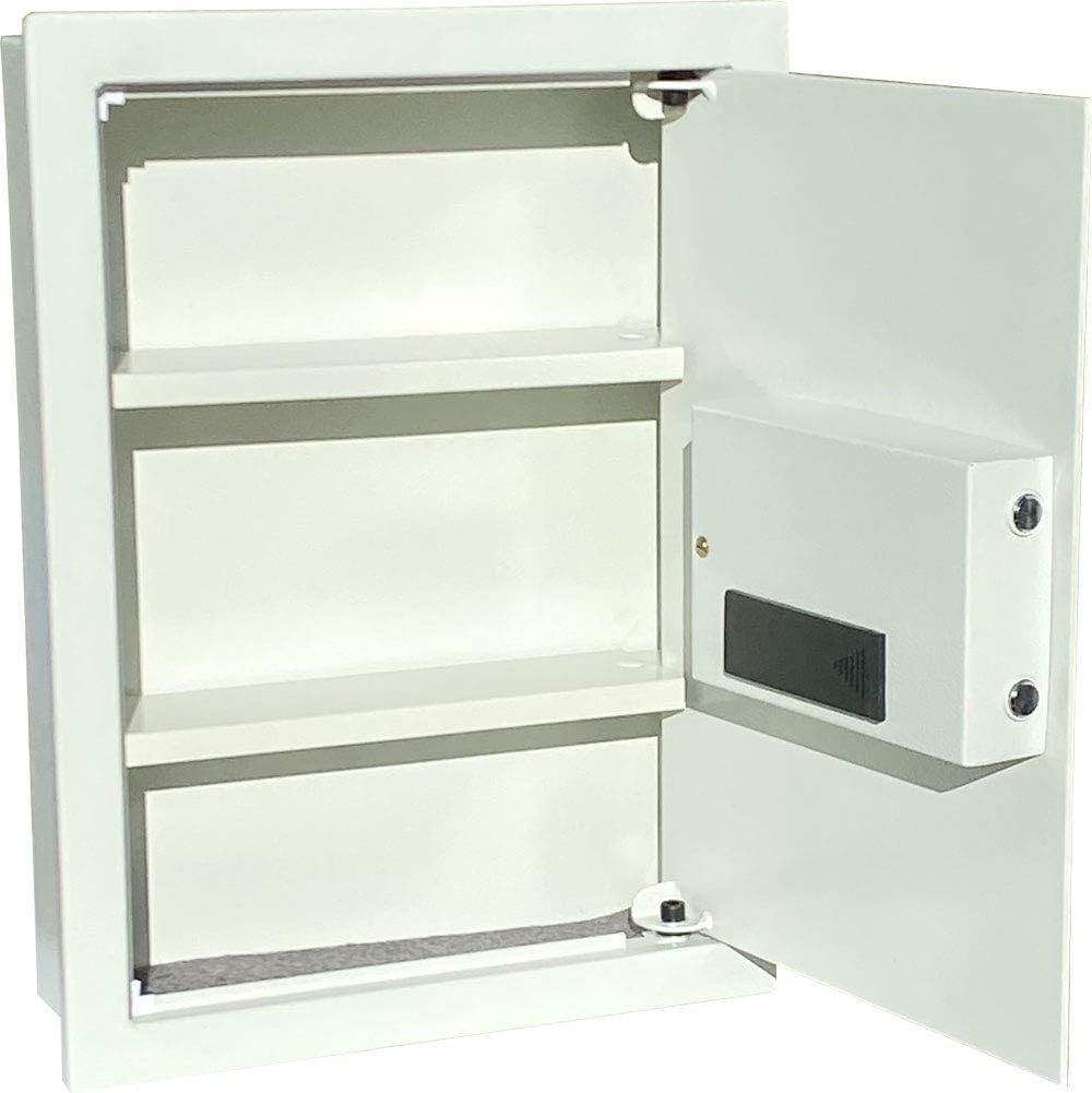 DIGITAL ELECTRONIC FLAT RECESSED WALL SAFE SECURITY BOX JEWELRY OPEN BOX