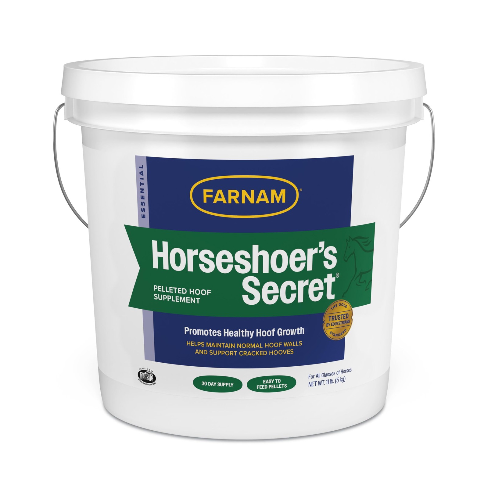 Farnam Horseshoers Secret Pelleted Hoof Supplement for horses promotes healthy