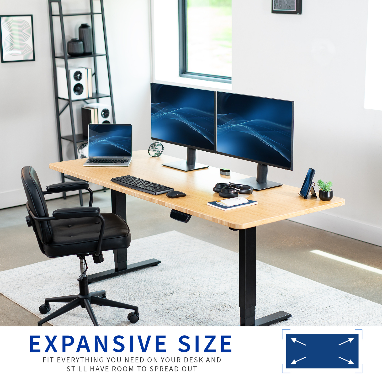 VIVO Bamboo 71 x 30 inch Universal Solid Table Top for Sit to Stand Desk Frames