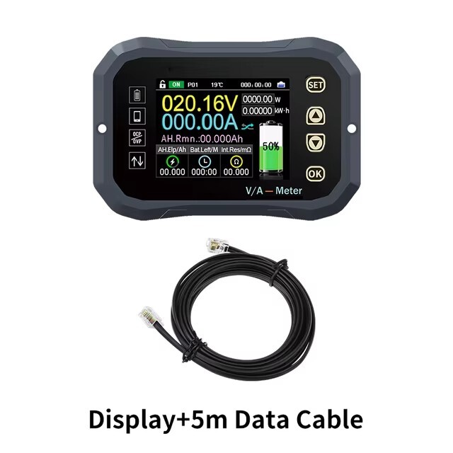 KL-F Bluetooth Version Voltage And Current Meter Capacity Tester Coulomb Meter