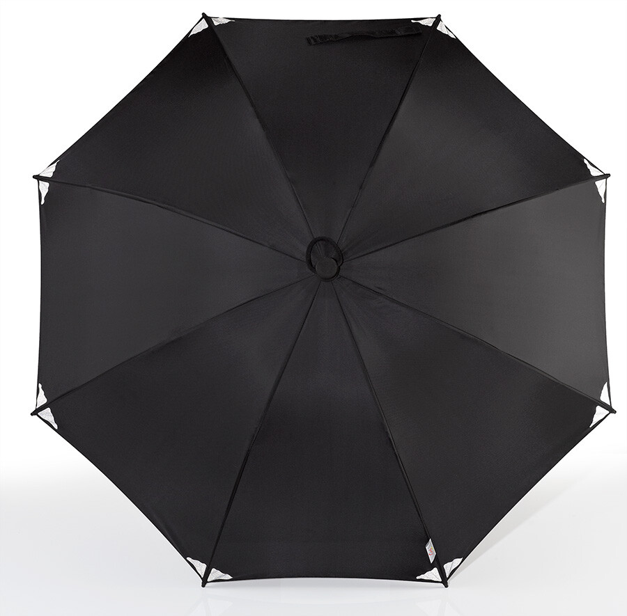 EuroSCHIRM Swing Flashlight Umbrella (Reflective Black) Lightweight Hiking