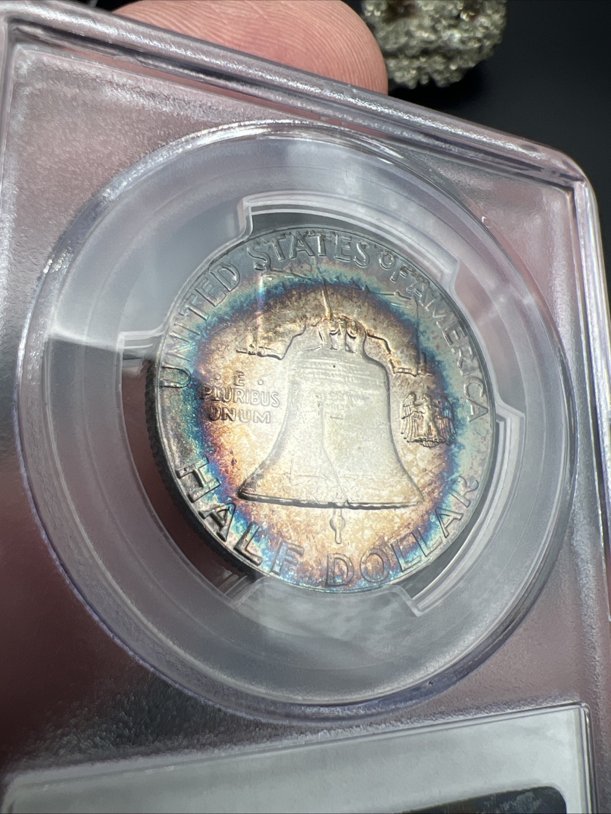 1959 Franklin Half Dollar MS64 PCGS Beautiful Toning!!!