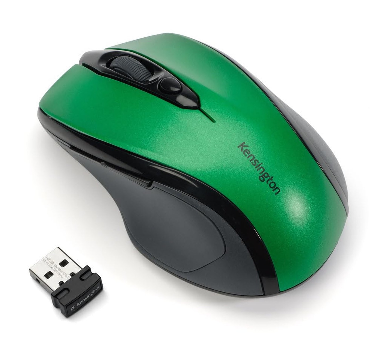 Kensington Pro Fit Mid-Size Wireless Mouse, Emerald Green (K72424AM) | Comfor...