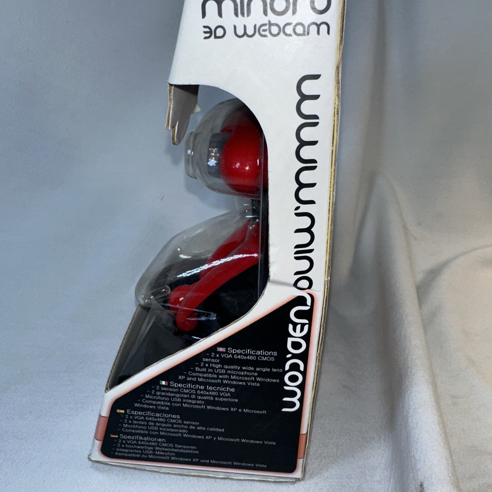 MINORU 3D Webcam Double Cameras NIB