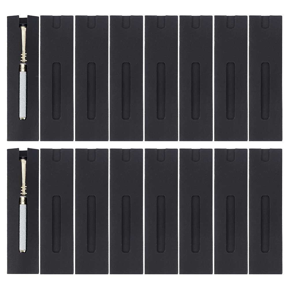 50pcs Paper Pen Packaging Sleeves Slip-in Fountain Pen Holders Office School