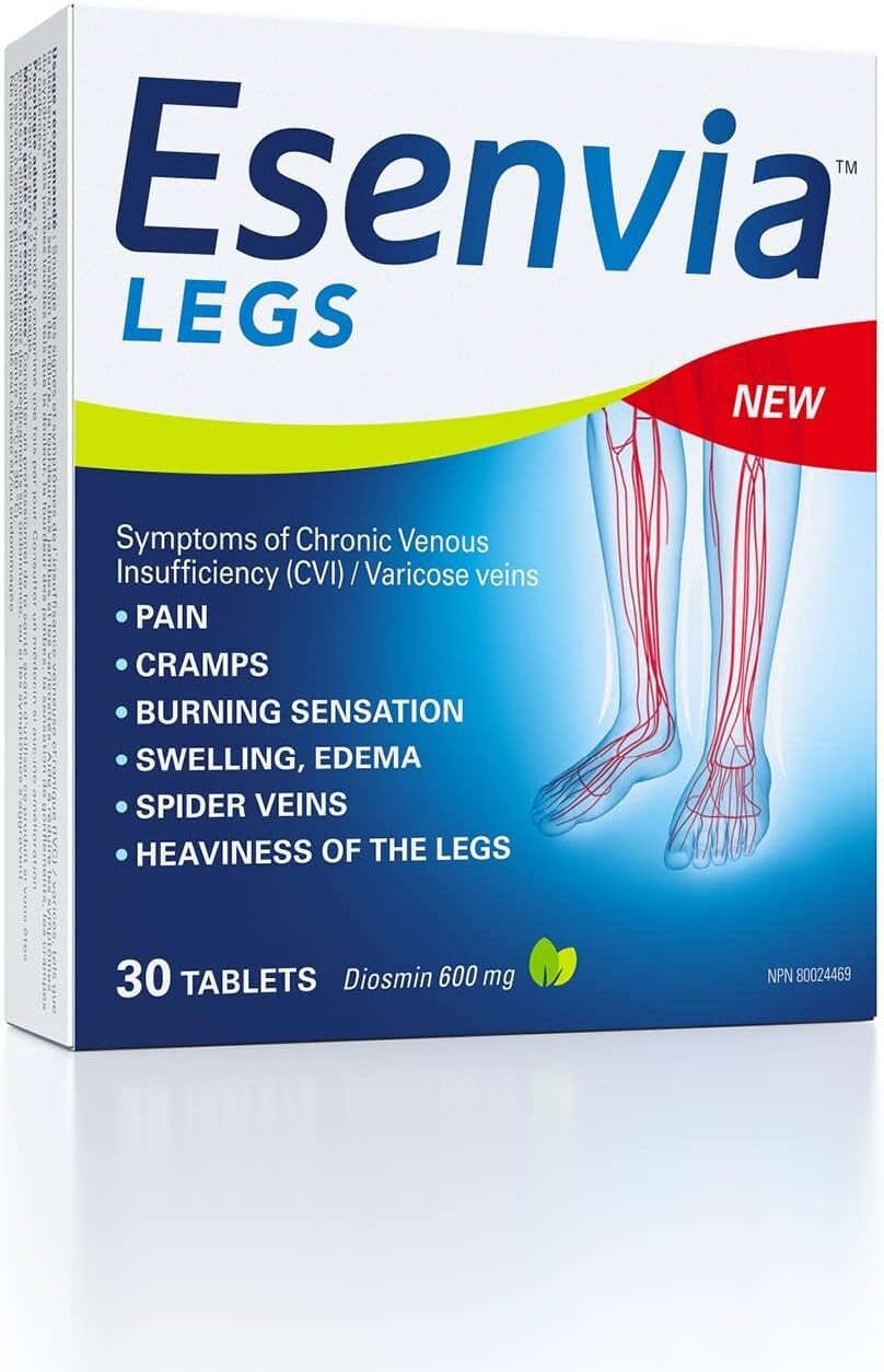 Esenvia Legs Chronic Venous Insufficiency Relief 30 Tablets Varicose Veins