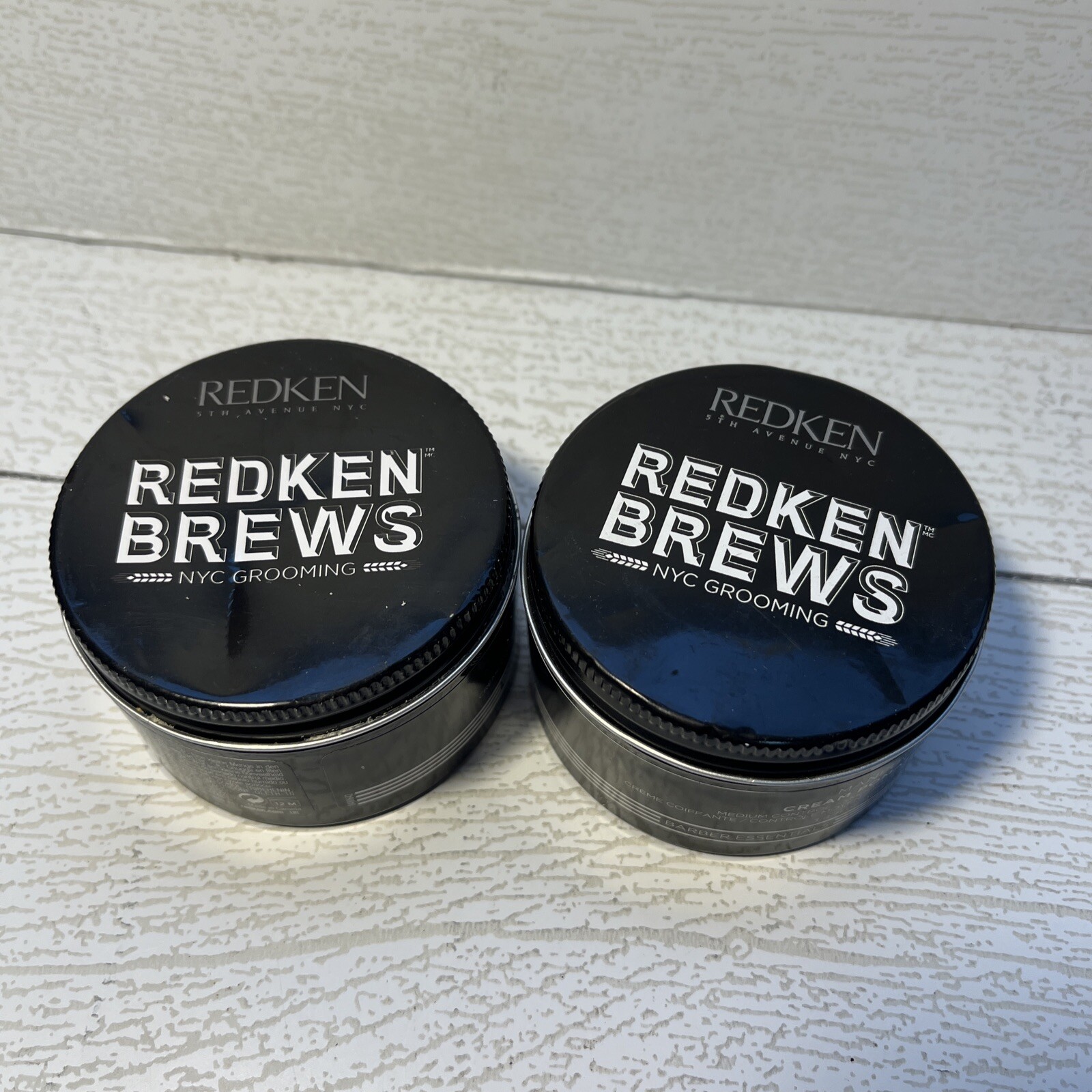 2- Redken Brews Maneuver Cream Pomade 3.4 oz. Medium Control