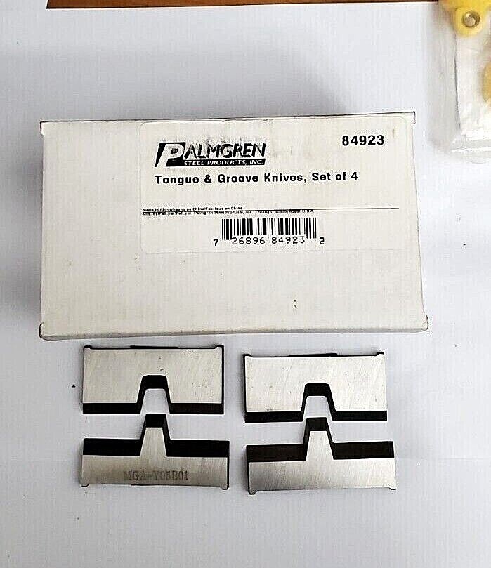 PALMGREN Tongue & Groove Knives Moldling Bit Set Of 2  #84923