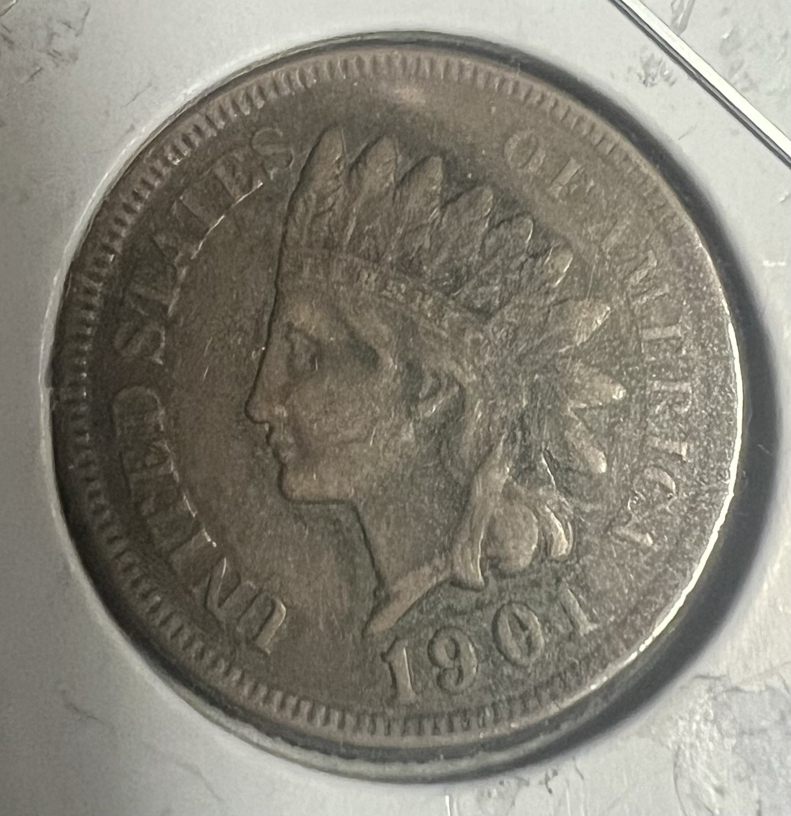 1901 Philadelphia Mint Indian Head Cent