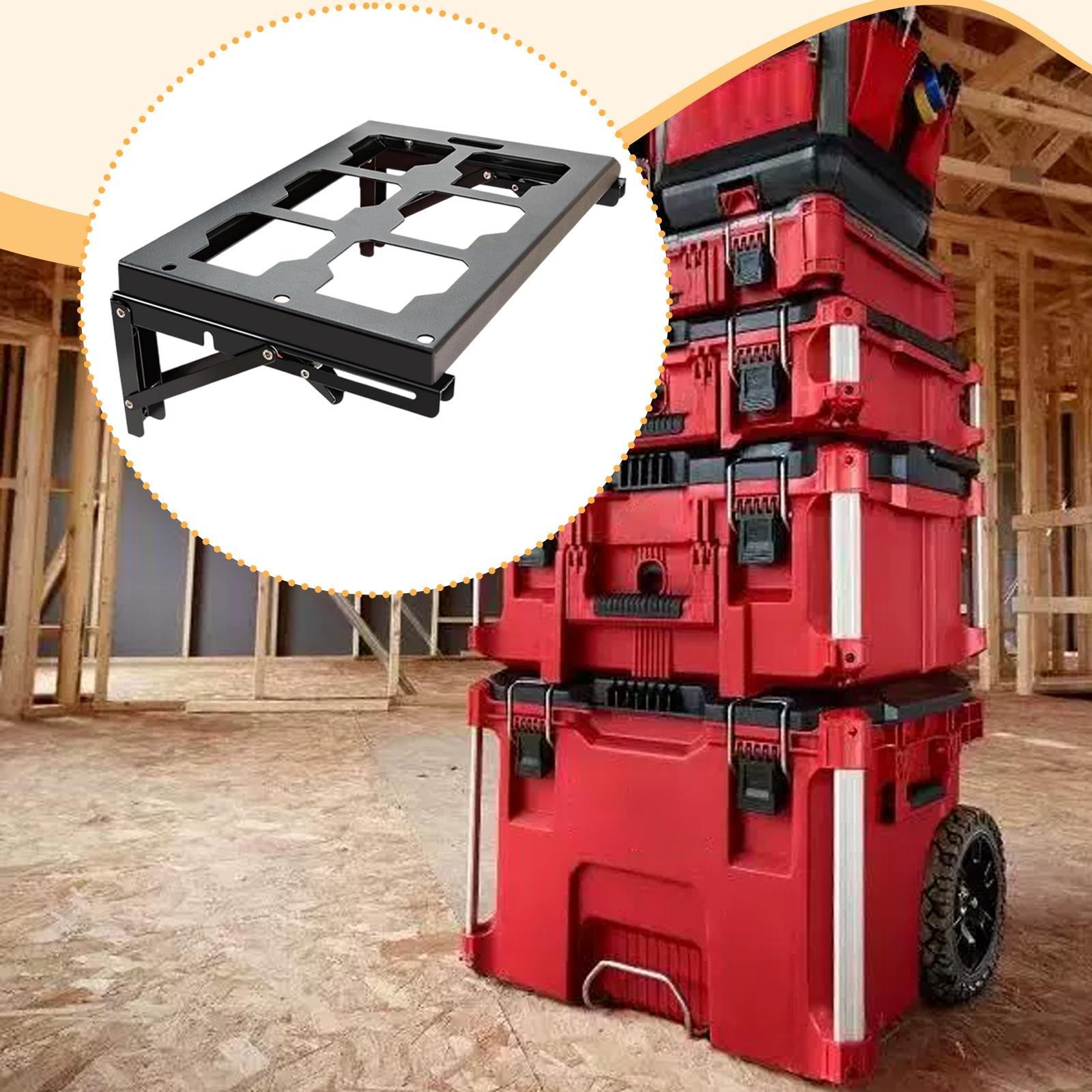 Tool Case Mounting Plate Carbon Steel Multifunctional Mounting Base Heavy Duty