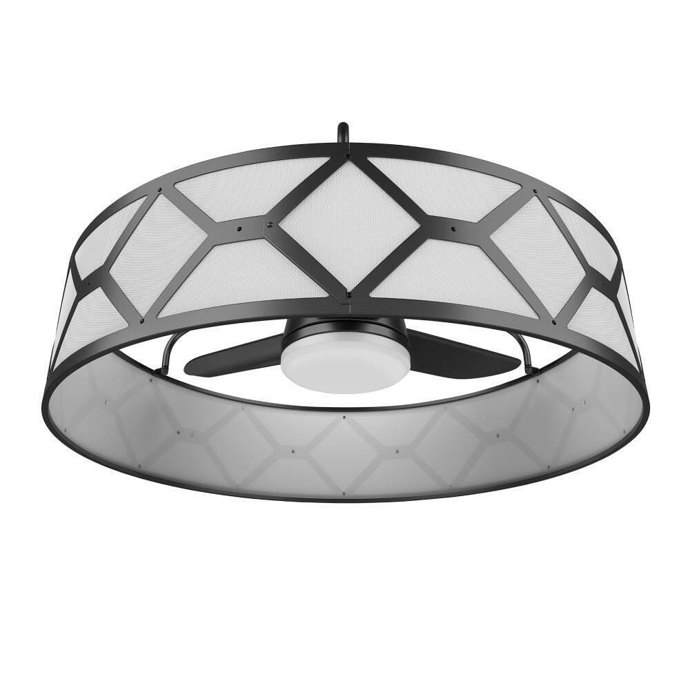 Lancaster 36 in. LED Indoor/Outdoor Ceiling Fan with Remote Control by Stile