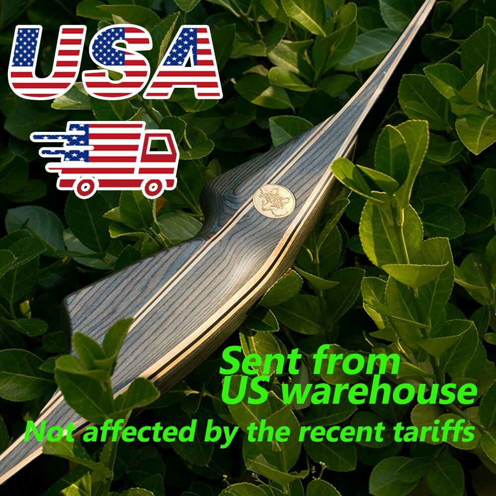 62'' American Hunting Bow Longbow Kit AF Archery Traditional Right Hand one pice