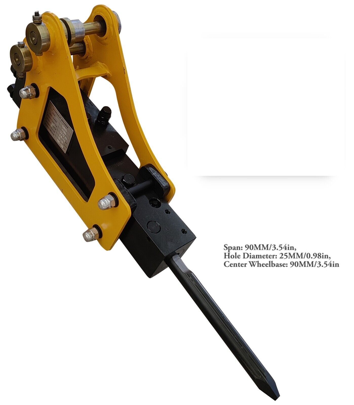 NEW Hydraulic Breaker Hammer Drilling Tool Attachment TYPHON Mini Excavators