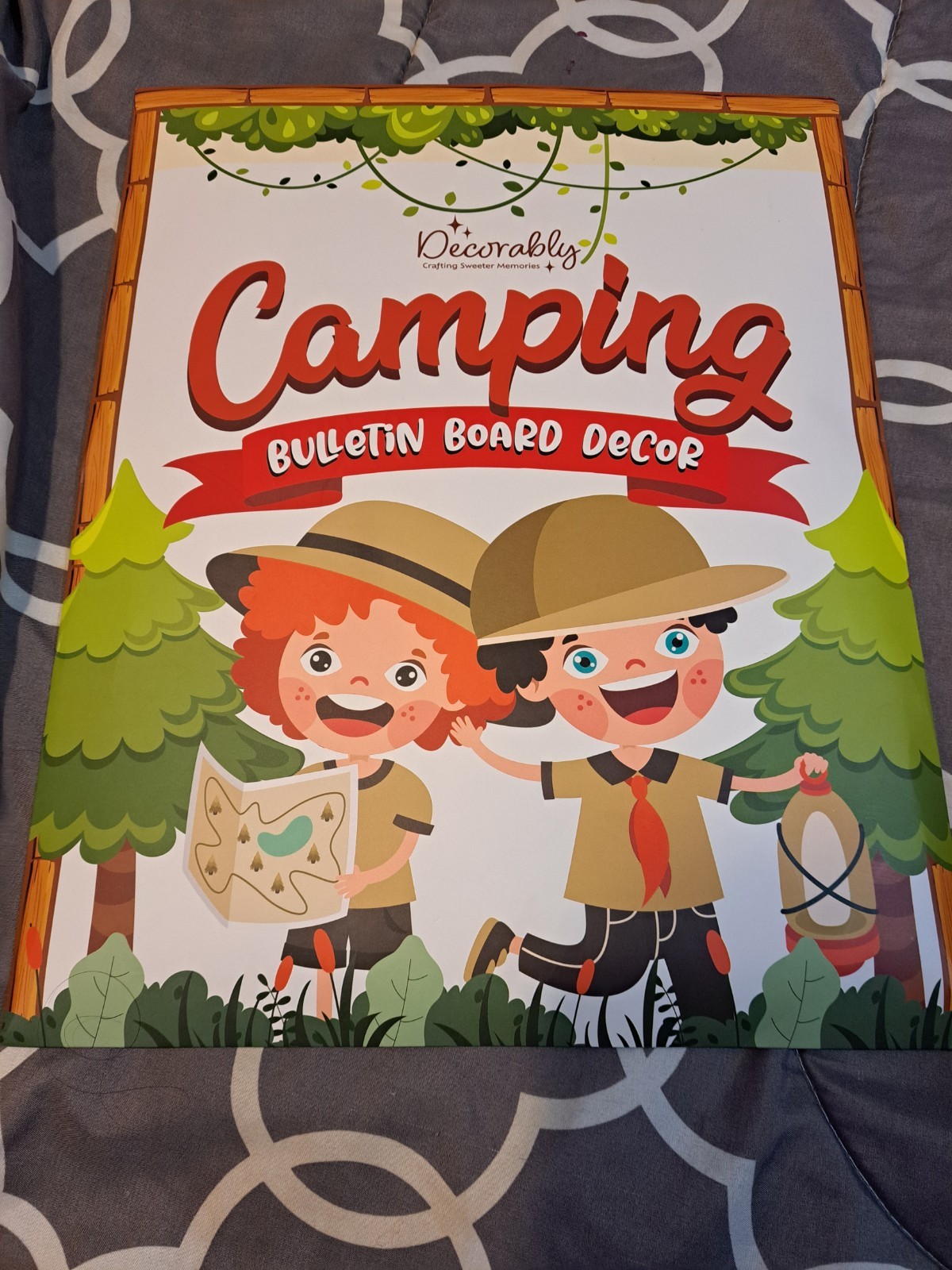 Bulletin Board Camping Decor