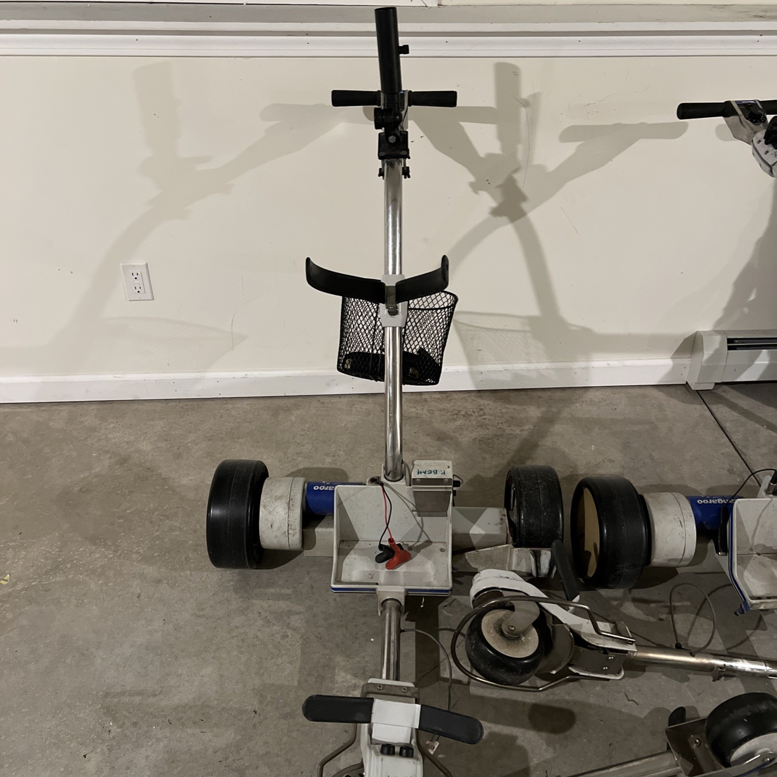 2 Kangaroo Hillcrest AB Motorized Golf Caddy / Cart W/ Remote & Other Accessory