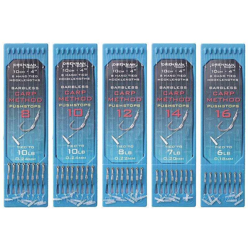 Drennan Barbless Carp Method Pushstop Hooklength Plate 4inch NEW Match Fishing H