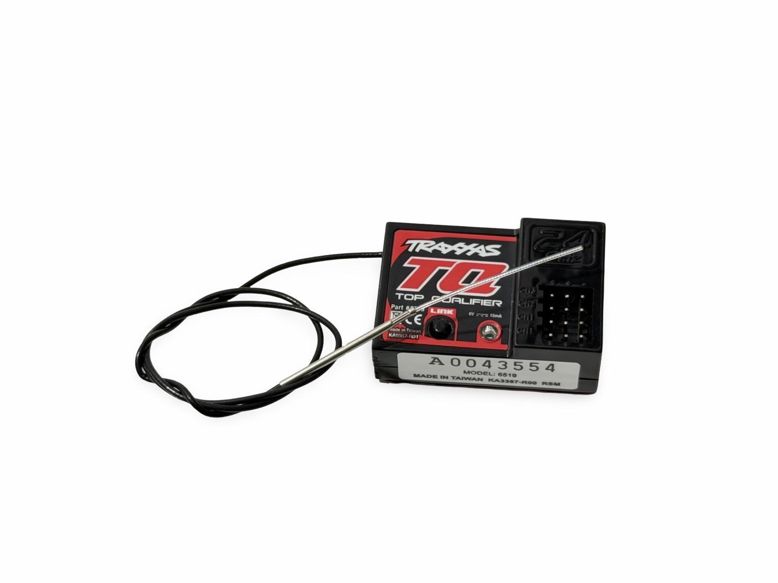 Traxxas TQ 2.4Ghz RECEIVER Only 3 CH SLASH Stampede 6519 Xl5 *Low Use*