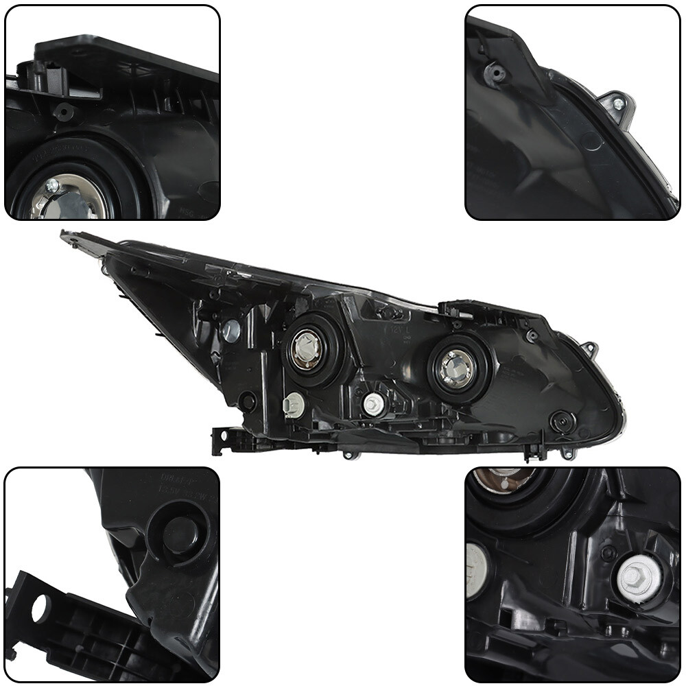 For 2016-2017 Honda Accord Headlamps Left/Driver Side Halogen Headlight Assembly