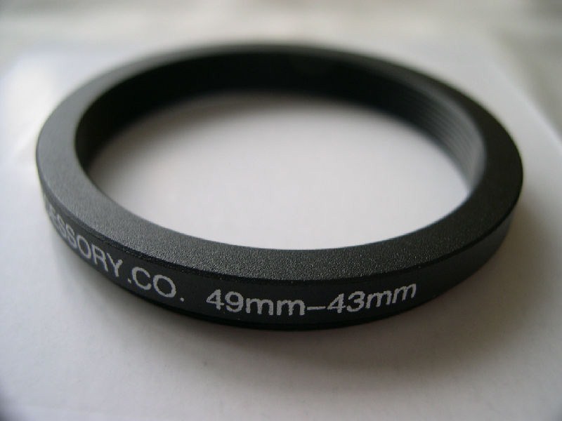 New 49-43mm Metal Stepdown Ring 49mm-43mm 49-43