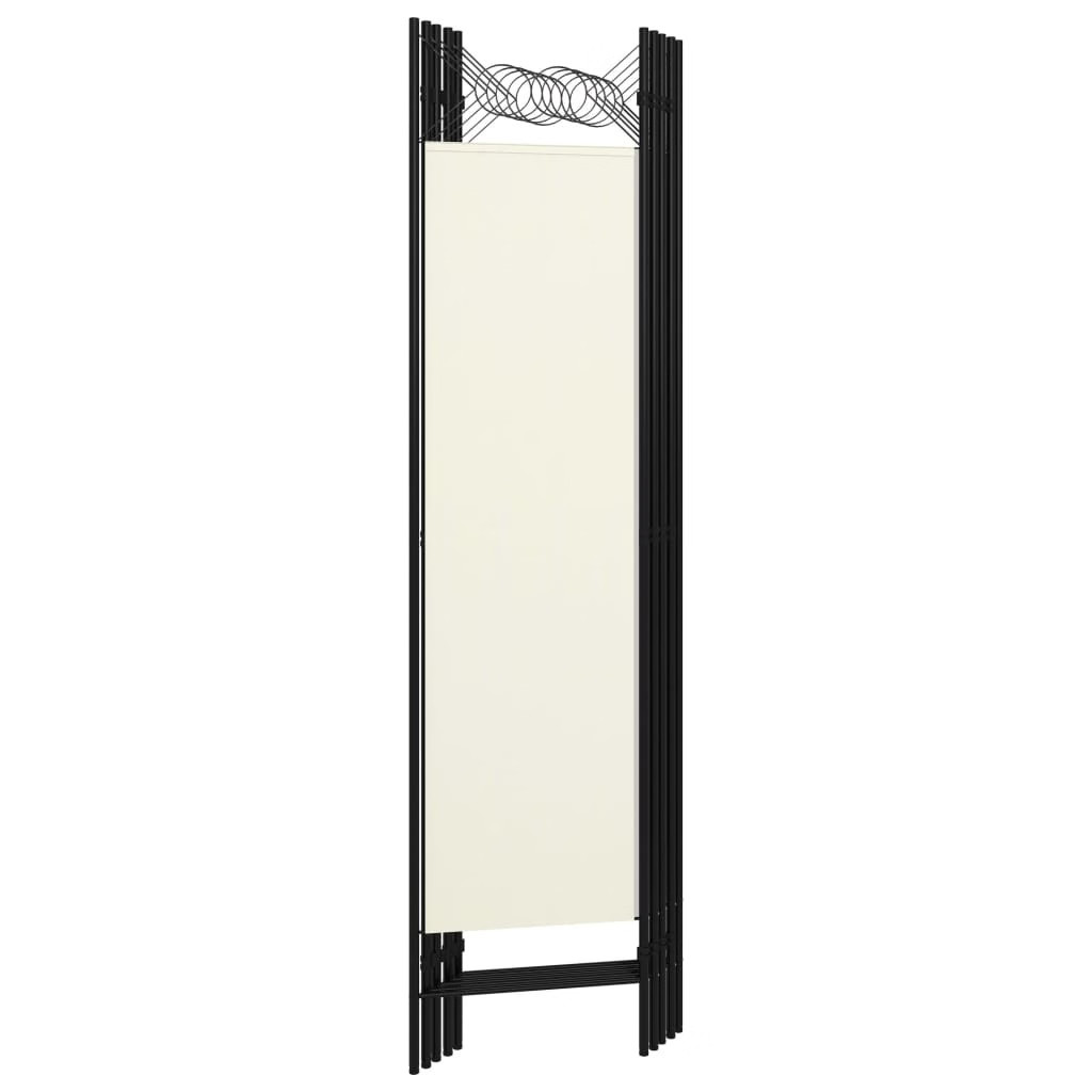 5-Panel Room Divider White 78.7"x70.9