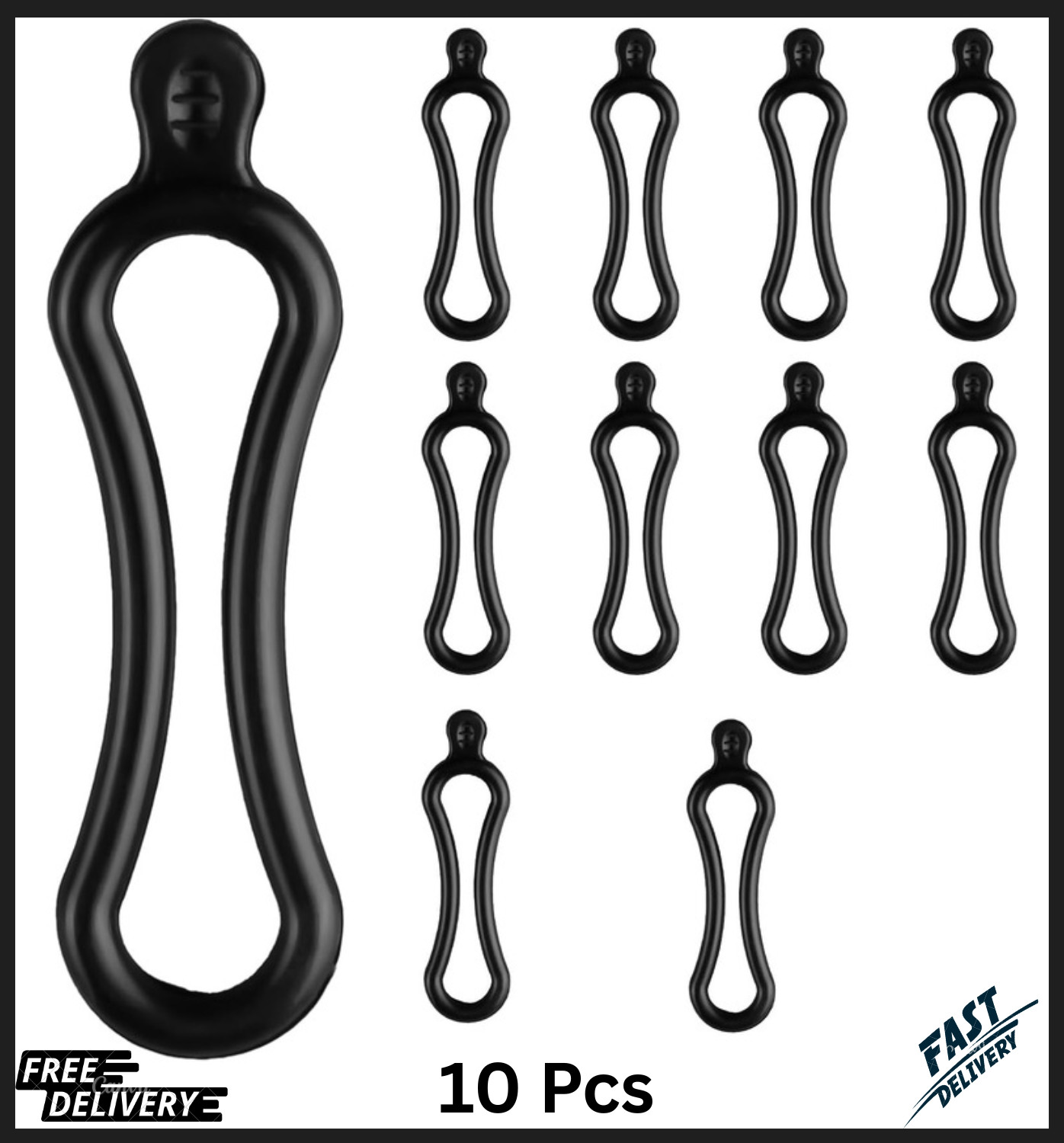 10 Pcs Rubber Snubbers Straps for ATV Gun & Bow Rack Gun Holders Snubbers for AT