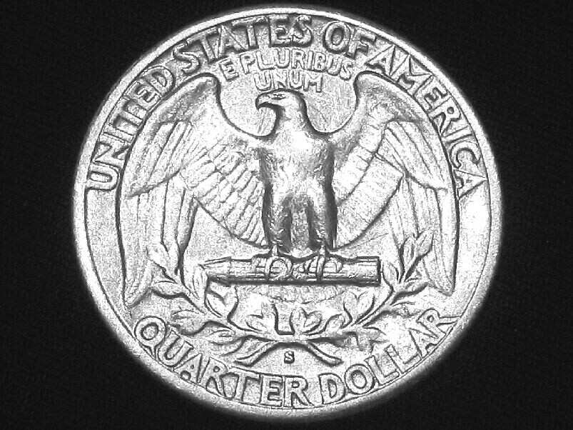 1938-S Washington Quarter --- Almost Uncirculated