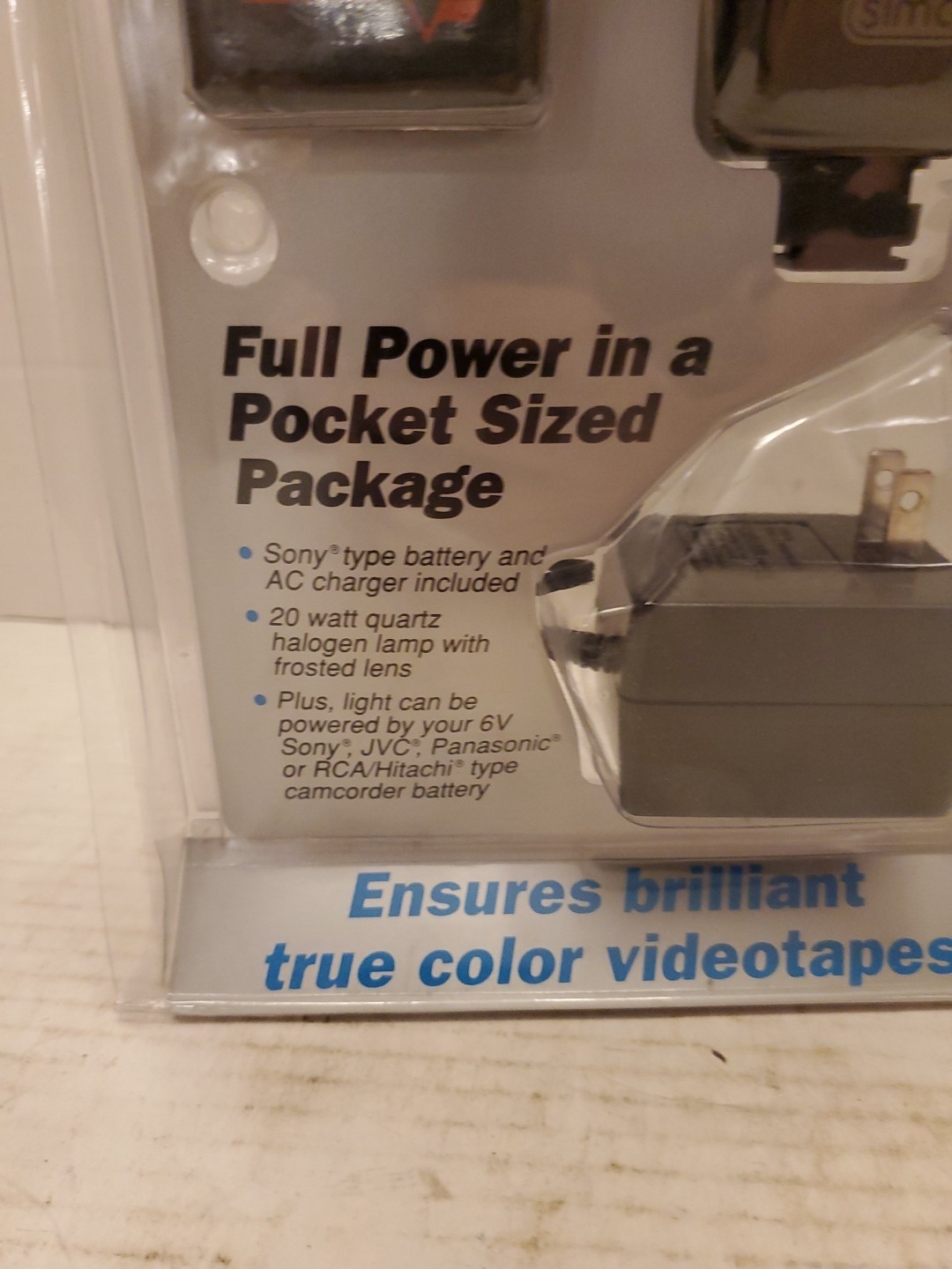 SIMA 20 WATT light for camcorder Model SL-7 for Sony, JVC, Panasonic