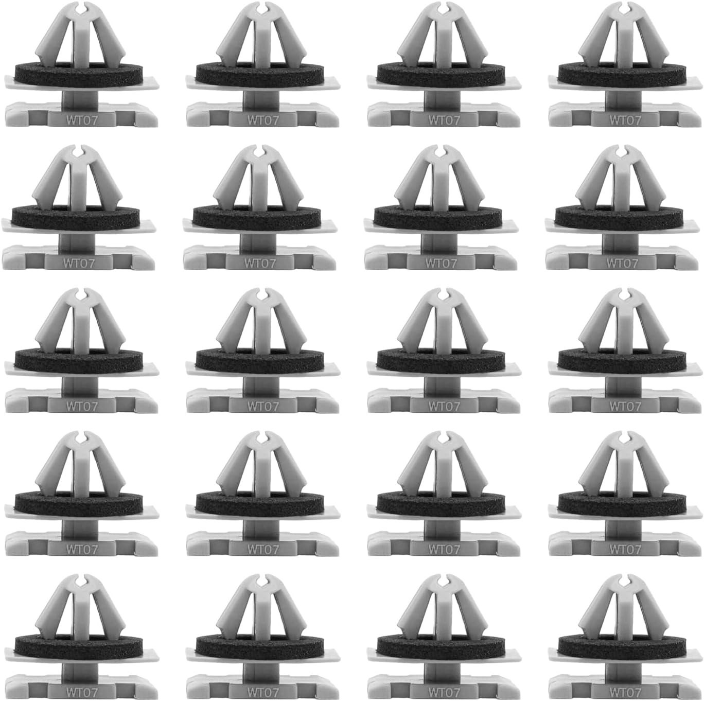 20pcs Rocker Fender Exterior Trim Molding Clip Compatible with Grand Cherokee