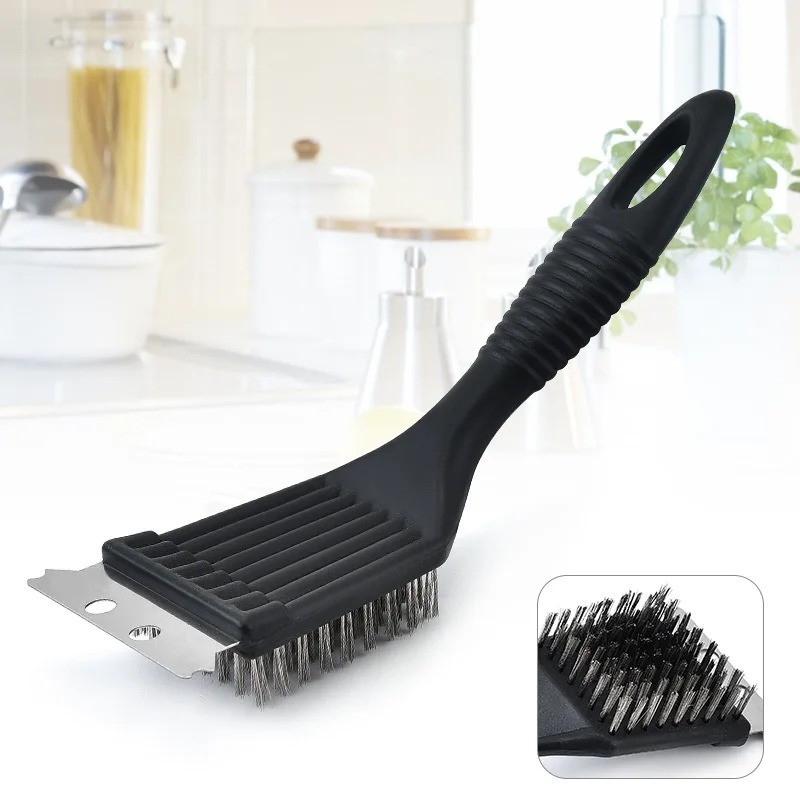BBQ Grill Brush Steel Wire Bristles Heavy Duty Cleaning Tool Durabl BBQ Cleaner