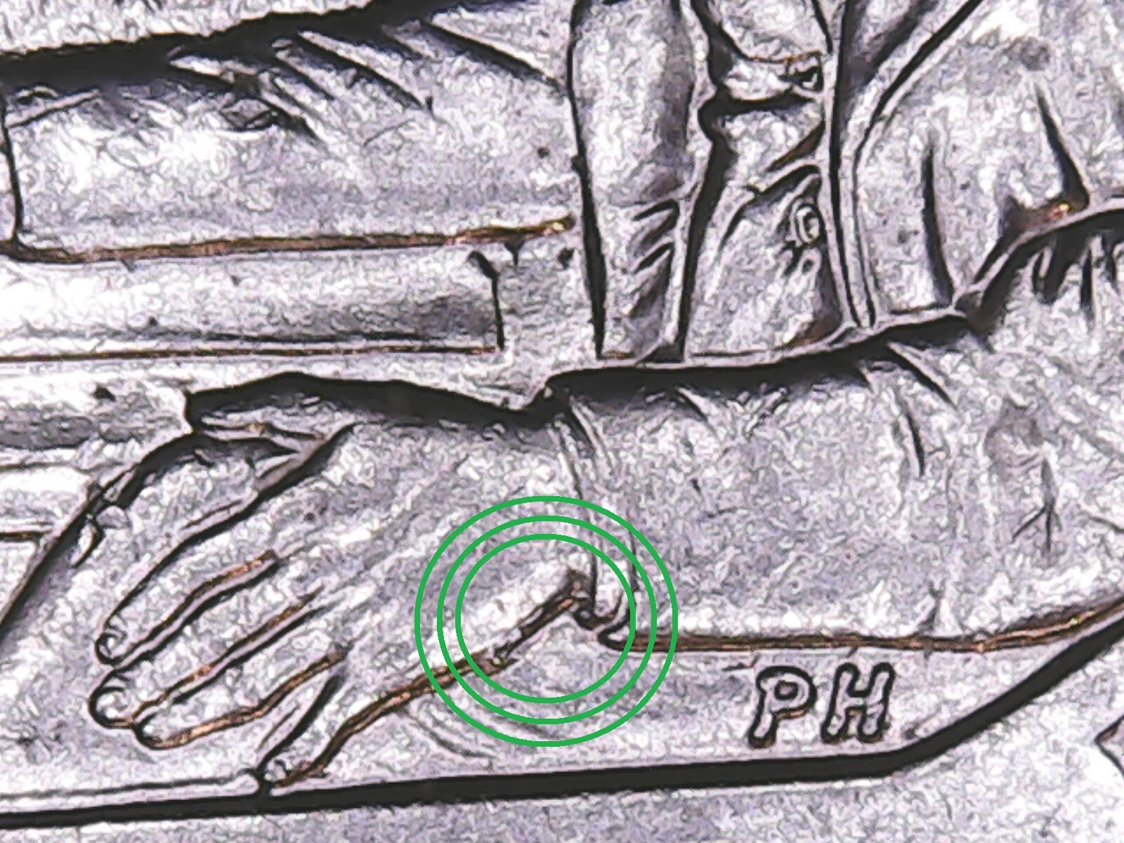 2017-P Frederick Douglass ATB Quarter WDDR-012 + Multiple Die Chips.