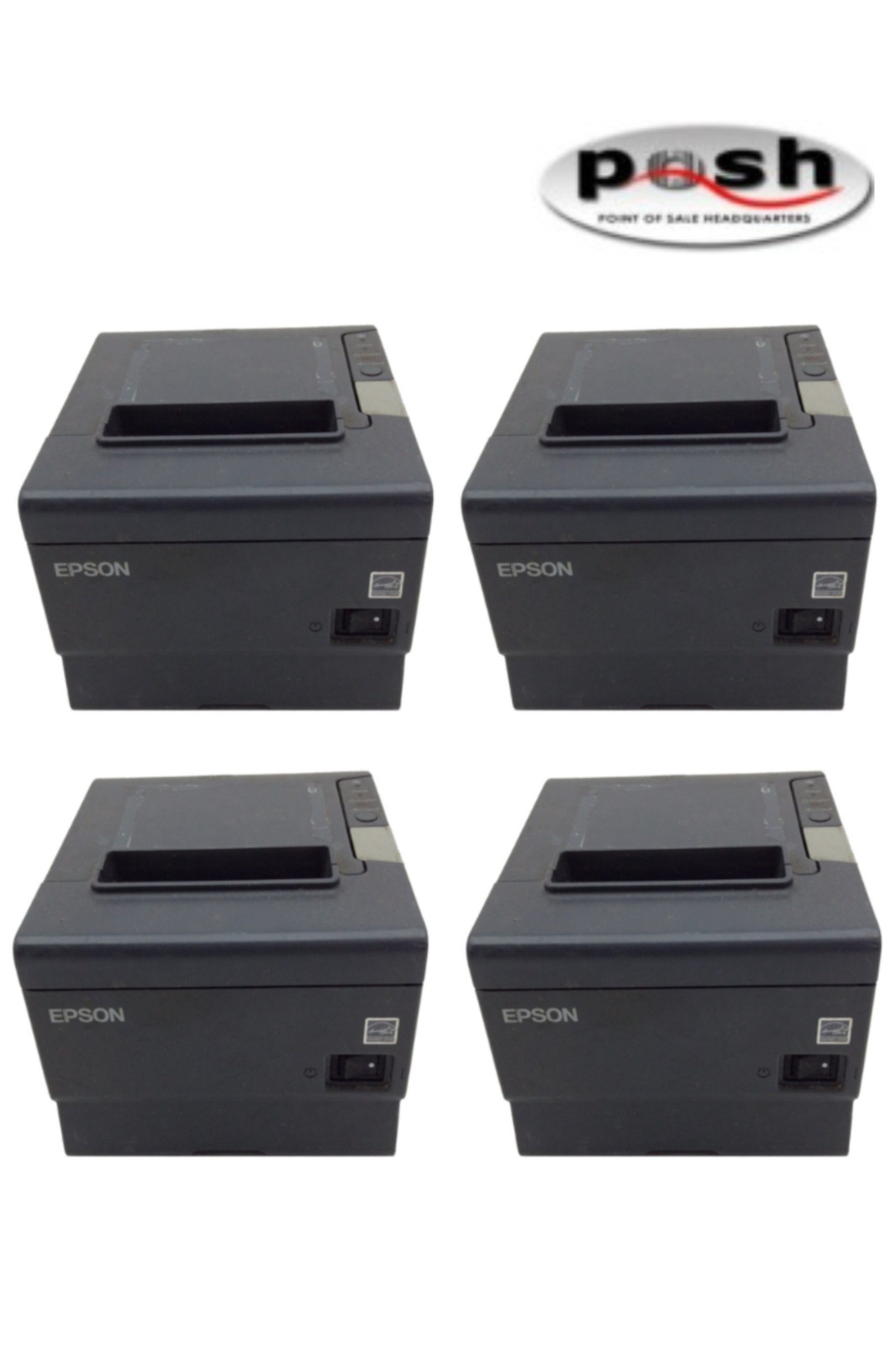 **Lot of 4** Epson M244A Thermal Receipt Printers - TM-T88V  "For Parts Only"