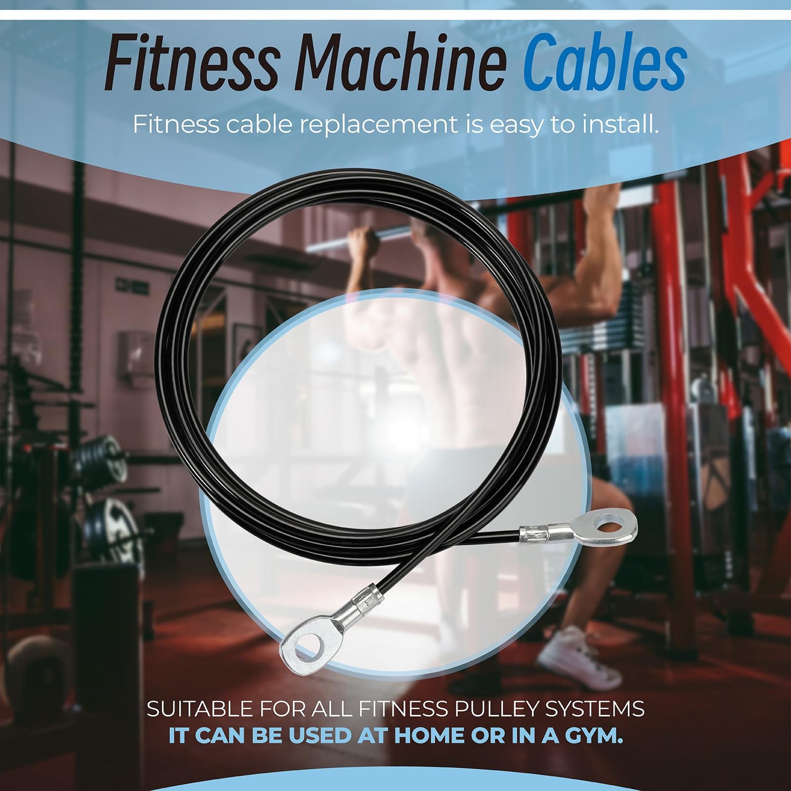 Adjustable Cable Pulley Replacement for Total Gym Models 1000-3000, XLS