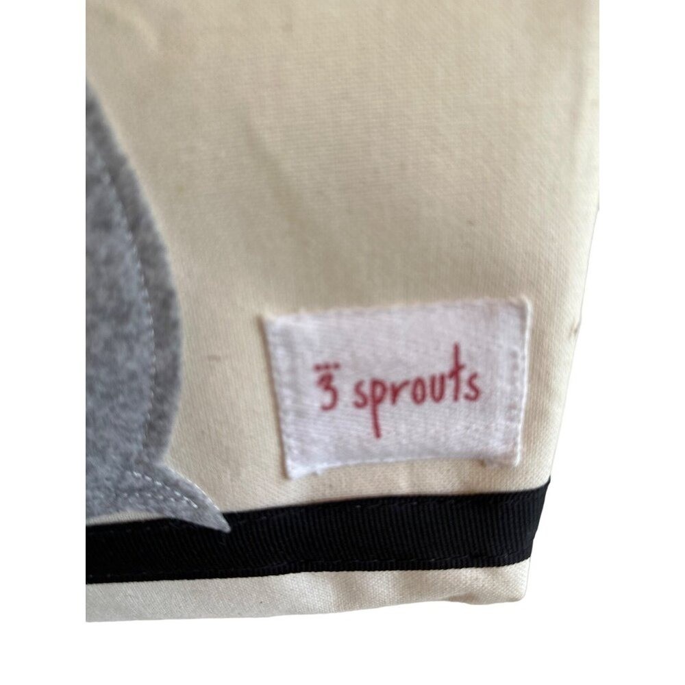 3 Sprouts Felt Mouse Canvas Diaper Caddy Bag
