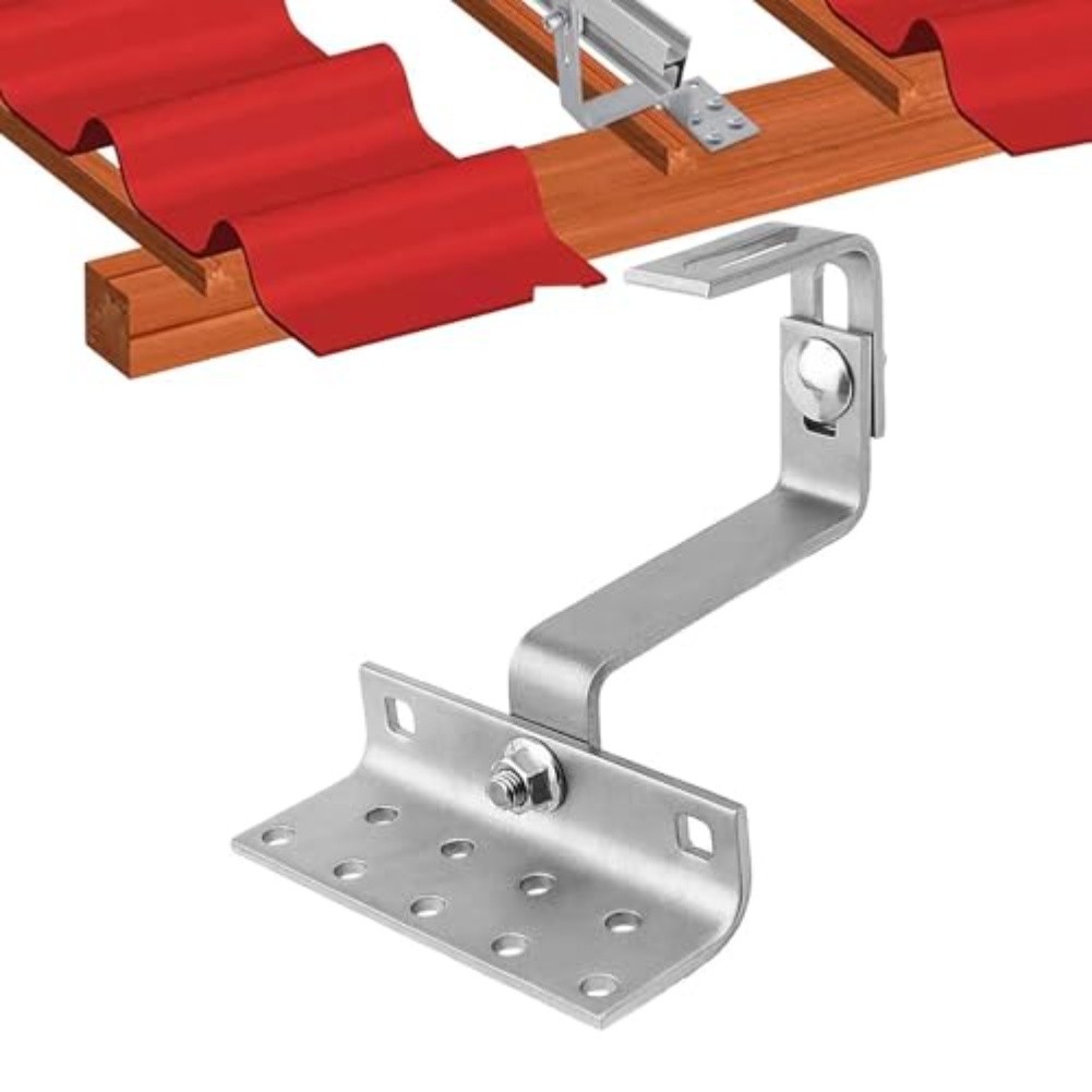 For Easy Install Stainless Steel Solar Panel Mounting Hook Adjustable Design