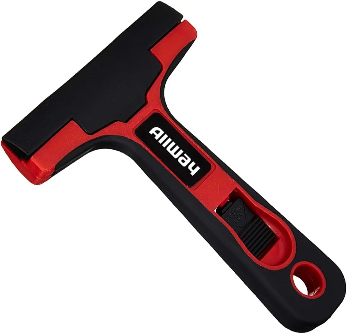 Durable 4-Inch GTS Glass & Tile Scraper with Quick Push-Button Blade Change