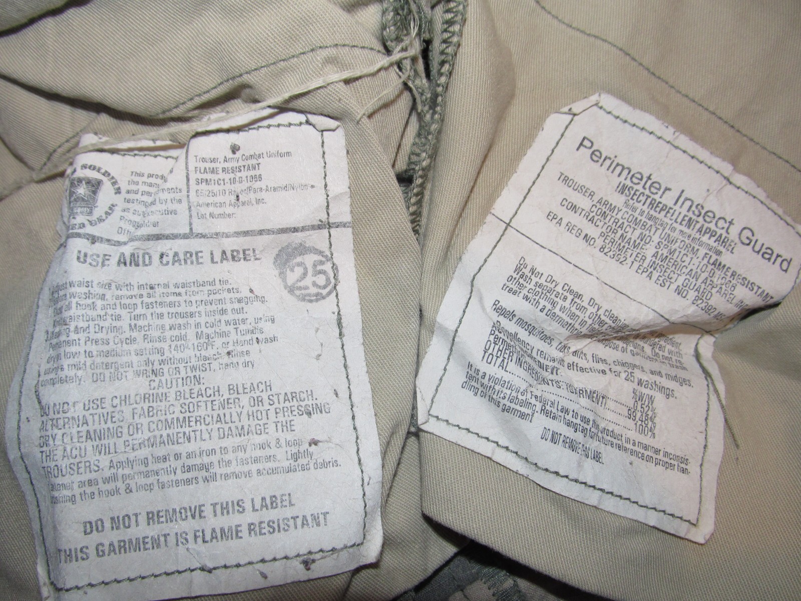 ACU Digital Camo Pants Army Flame Resistant Bug Repellant Medium Short