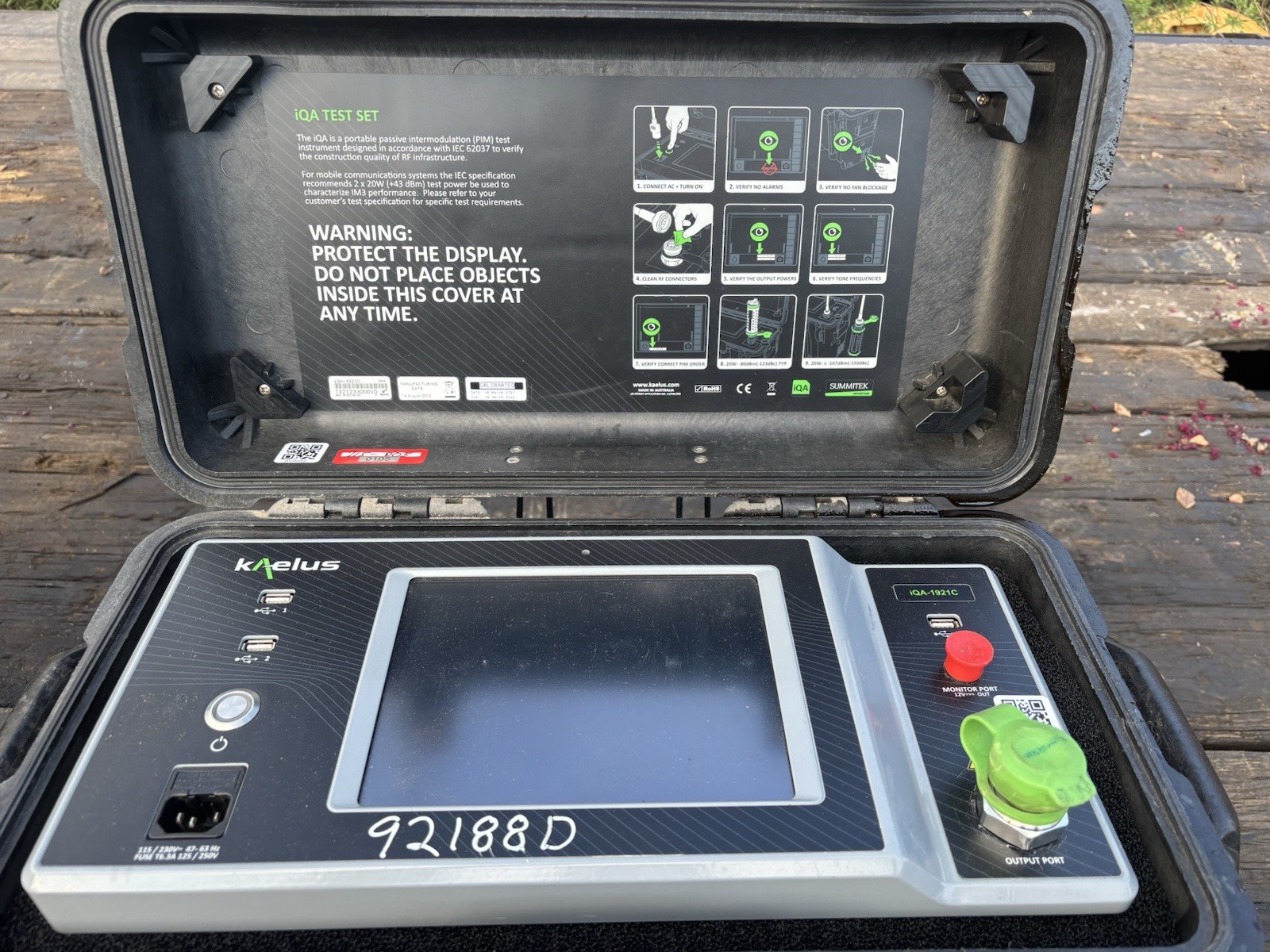 Kaelus IQA-1921C PIM Analyzer