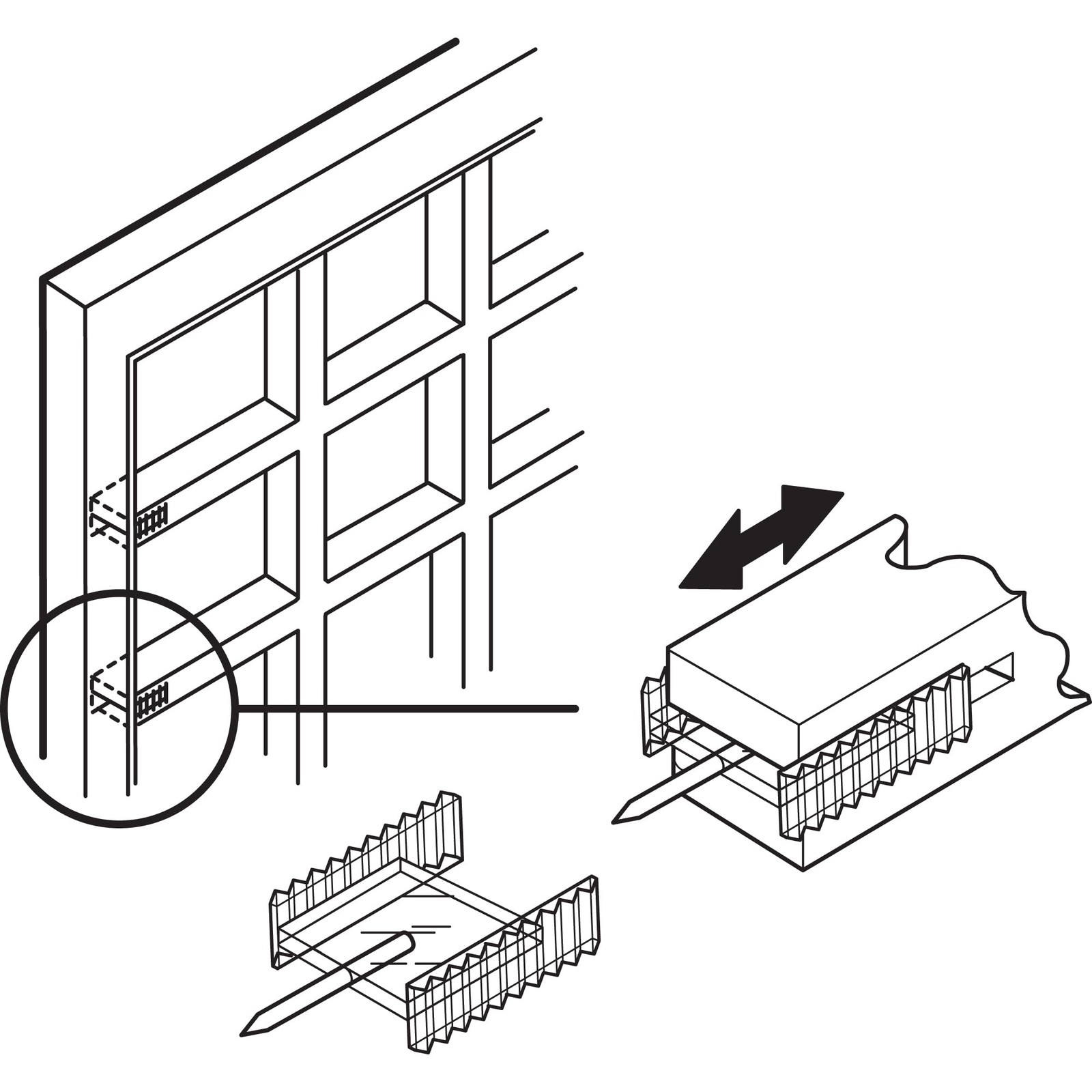 Window Grid Retainer Clips, Clear Plastic 6 Pack for Easy Installation