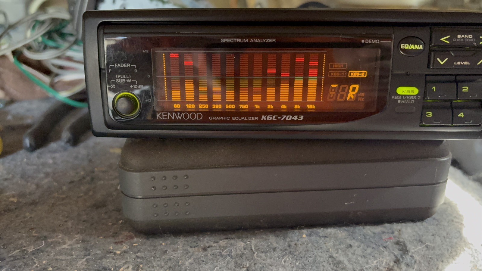 Kenwood KGC-7043 Equalizer w/sub out  ESP Vintage Tested Rare piece-Works Good