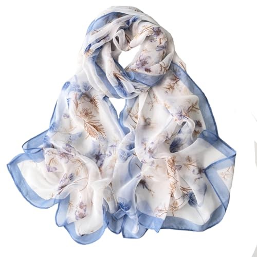 Pokeedioty Scarfs for Women Lightweight Fashion Scarves Elegant Floral P 0142