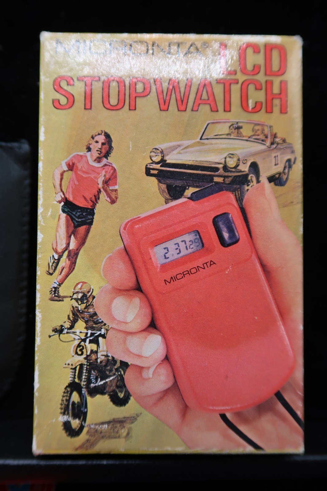 Micronta LCD Quartz Stopwatch Model 63-5003 w/Original Box NOS