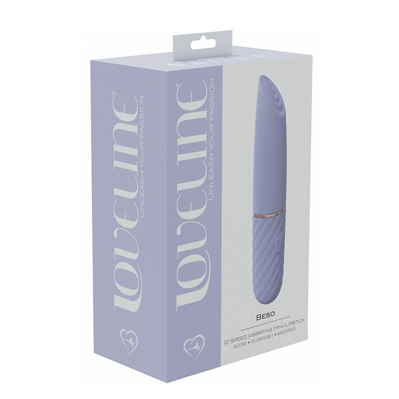 Vibrating Mini-Lipstick Silicone Rechargeable Vibrator Waterproof Discreet Vibe