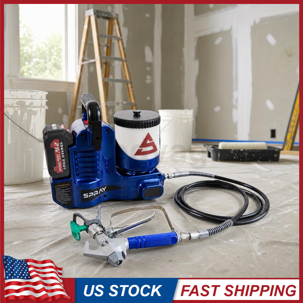 For Wall Paints Varnishes 18-21VBatteJQ For Makita Airless Paint Sprayer Sprayer