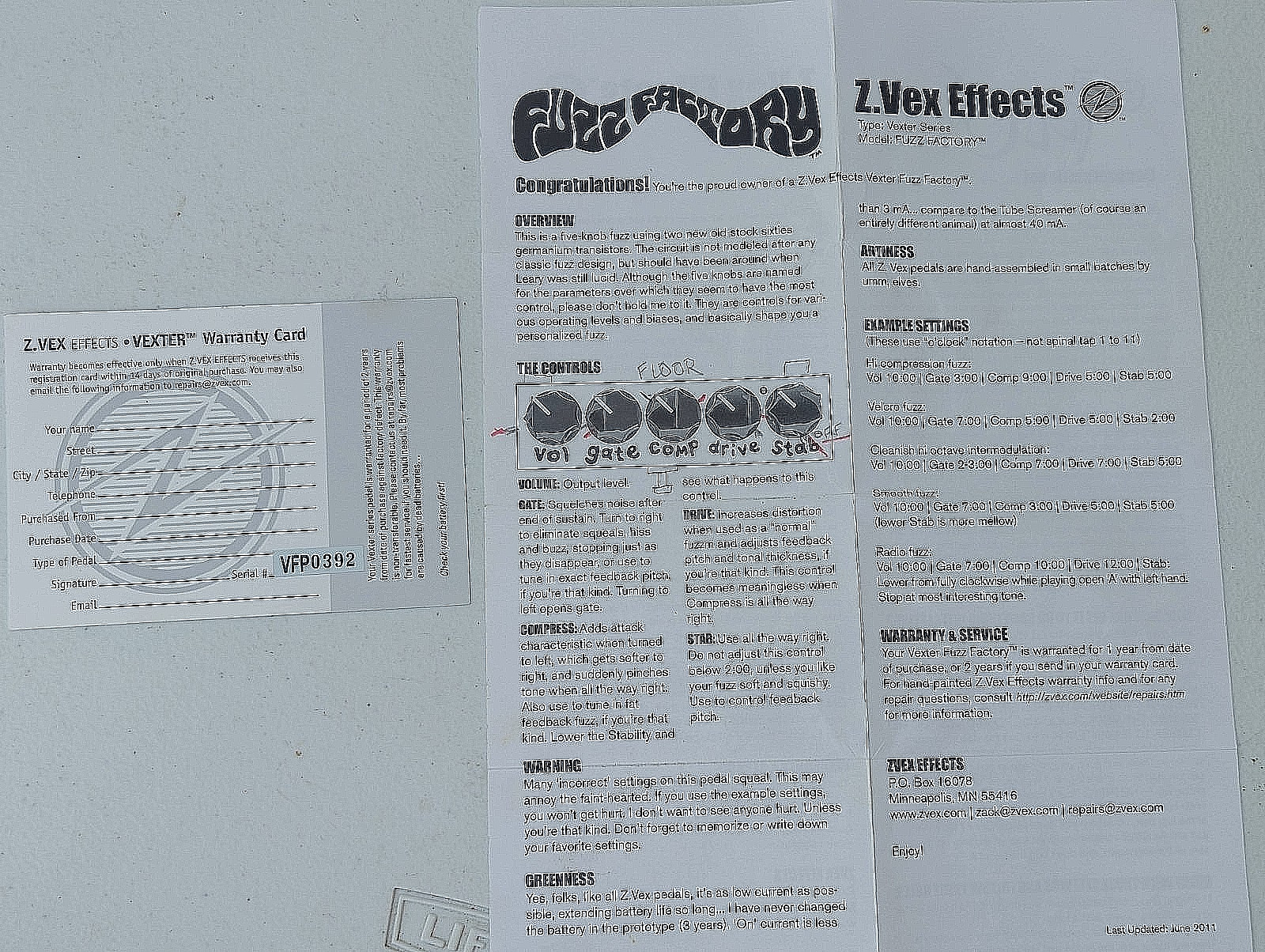 Z Vex Fuzz Probe-Vexter