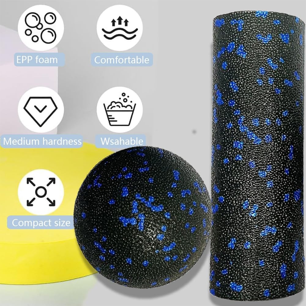 Extra Mini Foam Roller - High Density Massage Roller, Extra Small Yoga Roller...