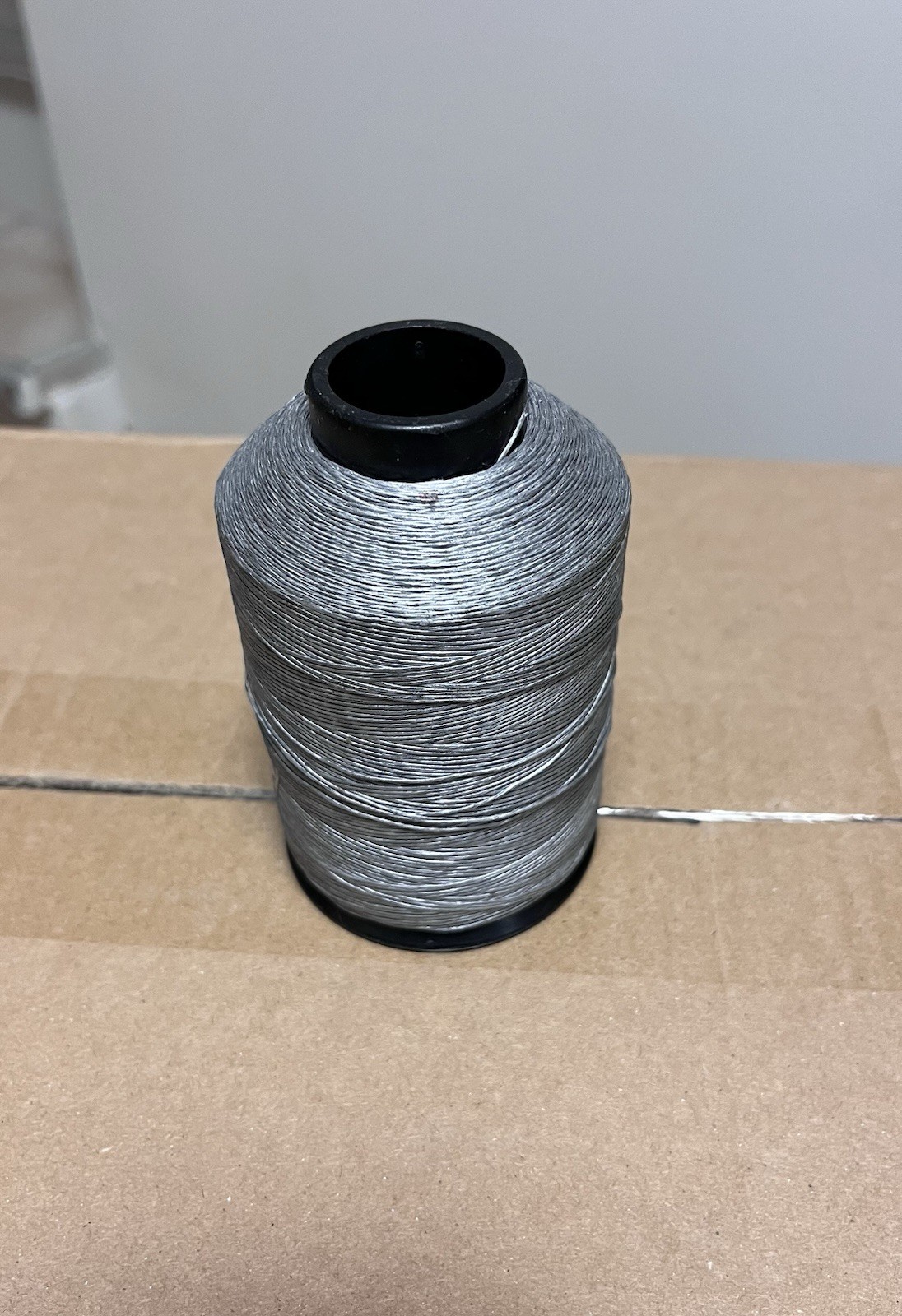 BCY 454 BOW STRING MATERIAL 1/4 LB # Silver Partial Spool Low Stretch Low Fuzz ￼