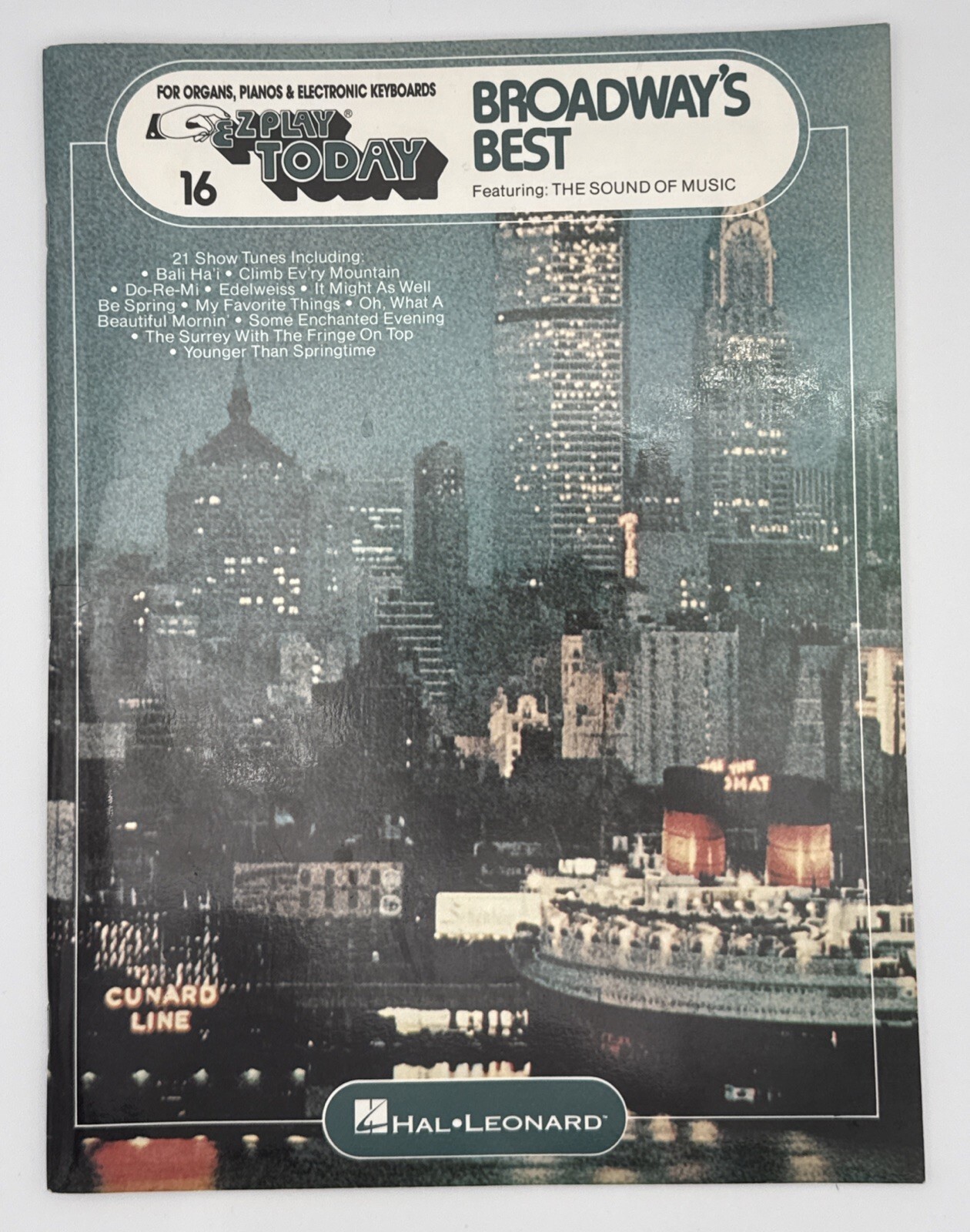 EZ Play Today #16 Broadways Best Sheet Music Song Book Piano Keyboards M4
