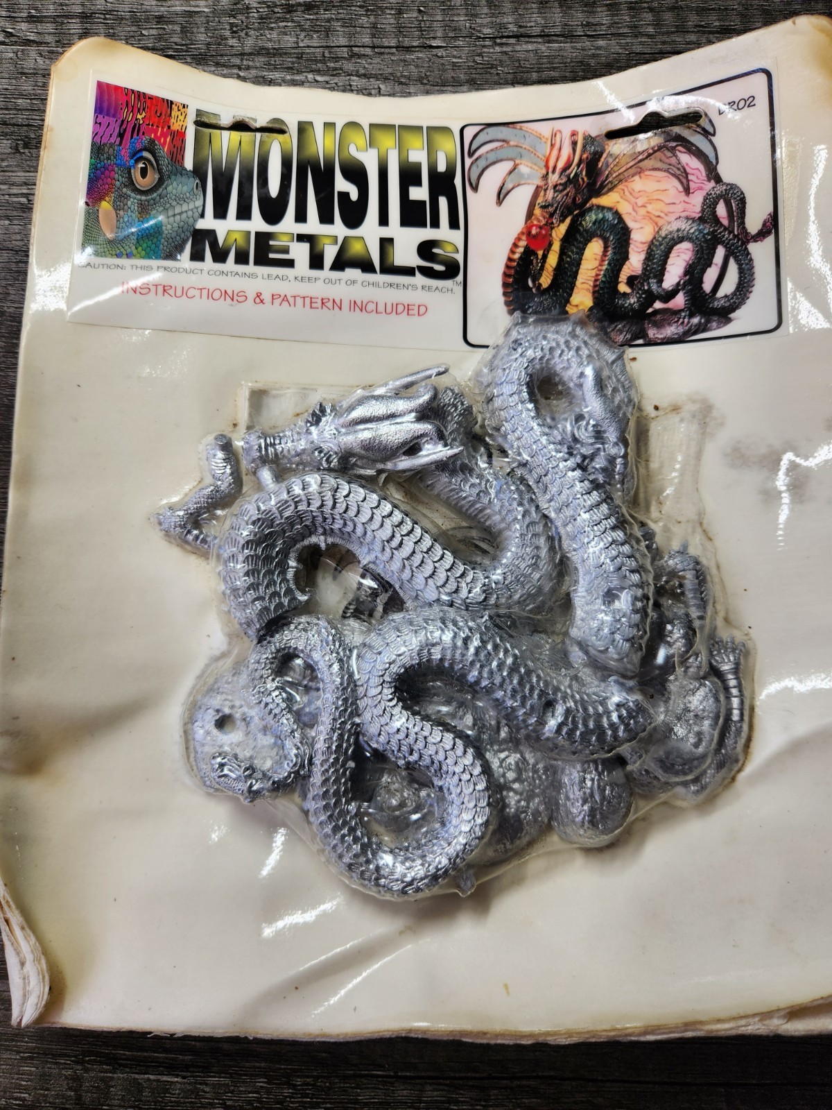 3-D Castings Monster METALS Dragon Add Stained Glass Wings to Model DR02 RARE 🔥
