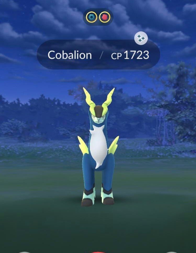 ✨ Shiny Cobalion -  P T C - 80k stardust - Description
