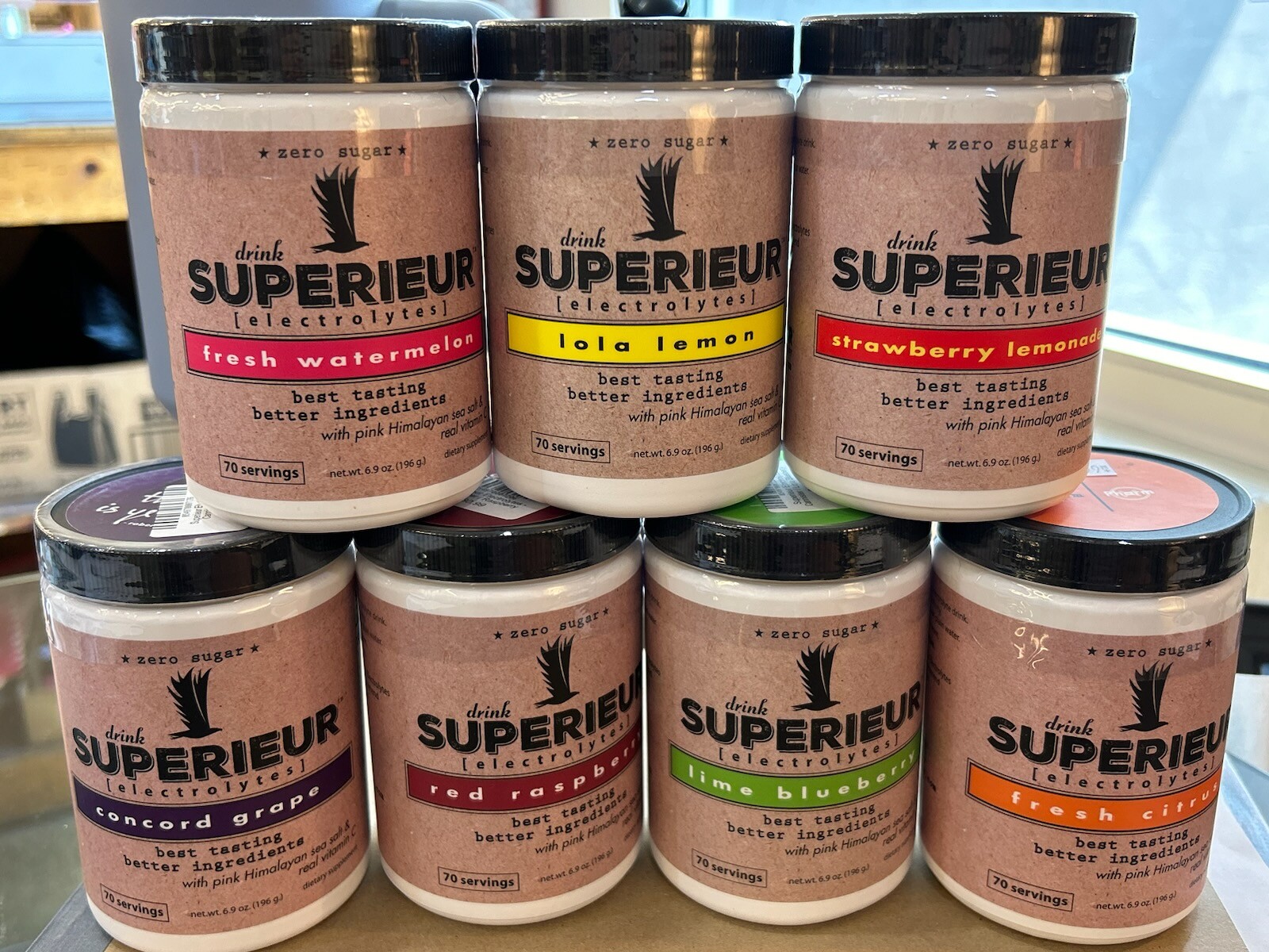 Superieur Electrolytes 70 serving Canister - YOU CHOOSE FLAVOR(S)